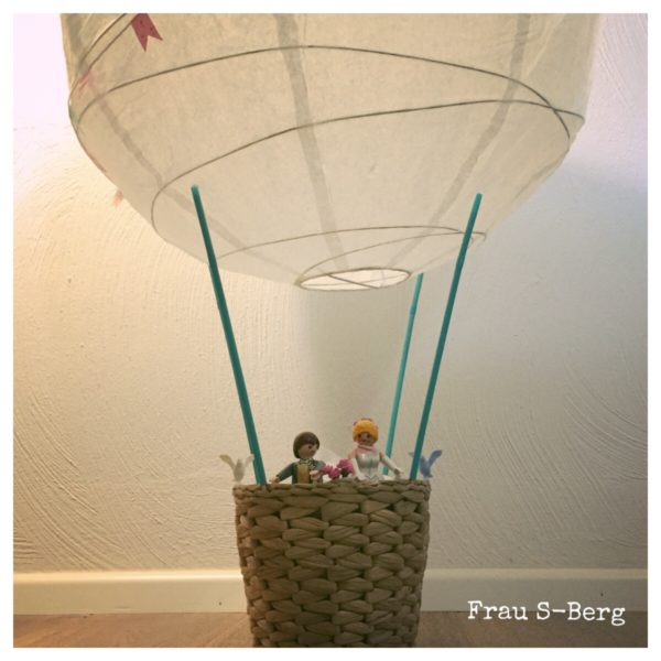 Geldgeschenk zur Hochzeit: Heißluftballon